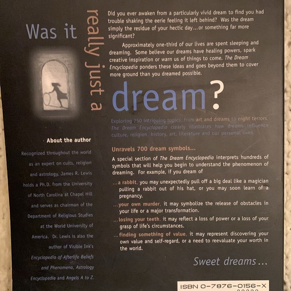 The Dream Encyclopedia by James R. Lewis - Picture 2 of 11